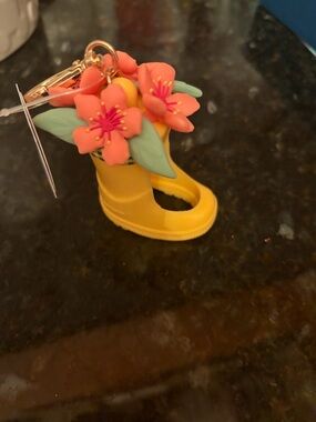 Bath and body works Vera Bradley hand sanitizer rain boot flower holder